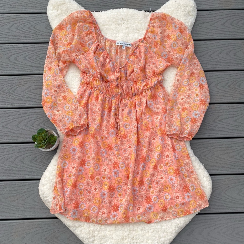 Floral Long Sleeve Dress